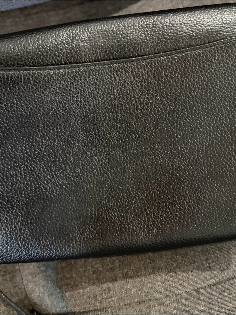 Vintage Burberry Black Leather Crossbody Bag - Picture 7 of 10